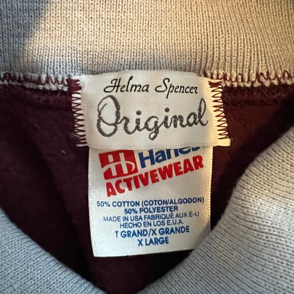 Vintage Hanes Alaska Knit Collared Pullover Sweatshirt XL - Picture 5 of 6